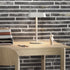 Tischleuchte Linear | grau